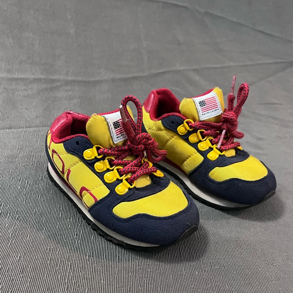 POLO Ralph Lauren Oryion Navy/Yellow/Red Sneakers